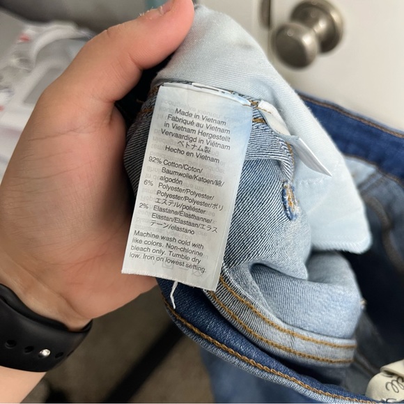 Madewell Stovepipe High Rise Crop Raw Hem Straight Leg Jeans Size 24 - Picture 8 of 10